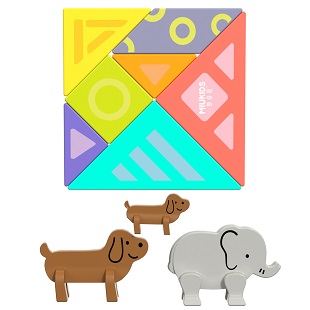 磁性动物七巧板